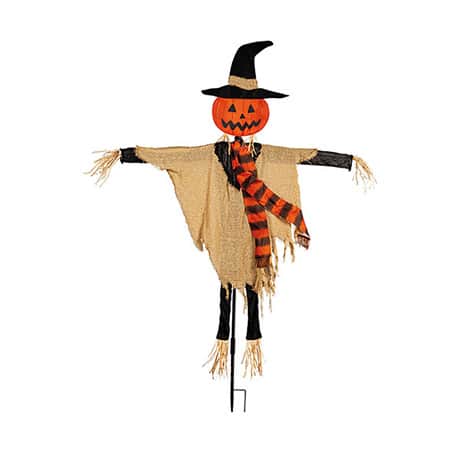 75" Spooky Scarecrow Fabric Garden Stake