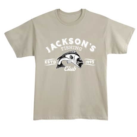Personalized "Your Name" Fishing Club T-Shirt or Sweatshirt