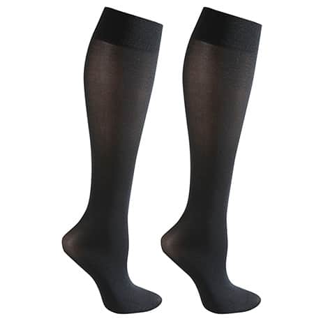 Celeste Stein&#174; Opaque Closed Toe Mild Compression Trouser Socks - 2 Pack