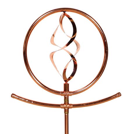 Copper Decorative Spinning Garden Sprinkler 36"