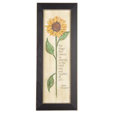 The Flower That Blooms in Adversity Framed Wall Art