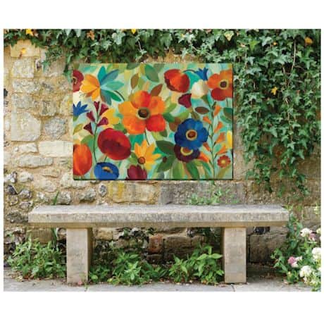 Vibrant Floral All Weather Wall Art
