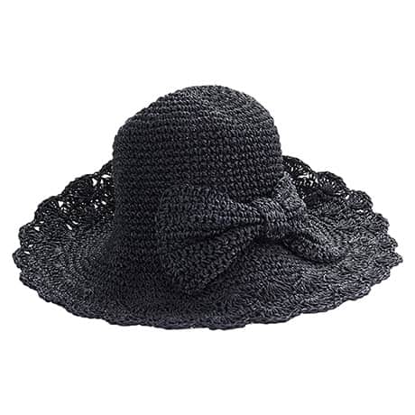 Crocheted Edge Packable Hat