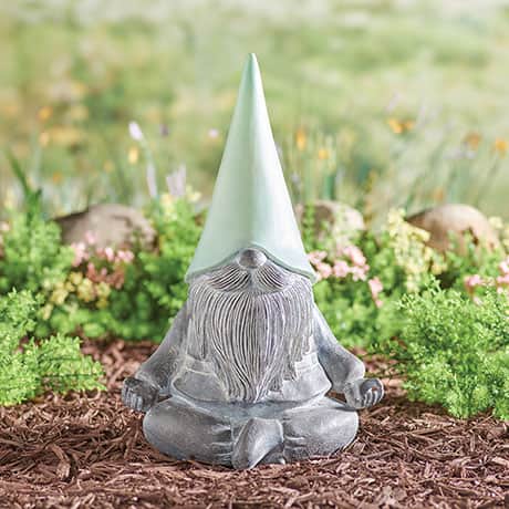 Solar Yoga Garden Gnome