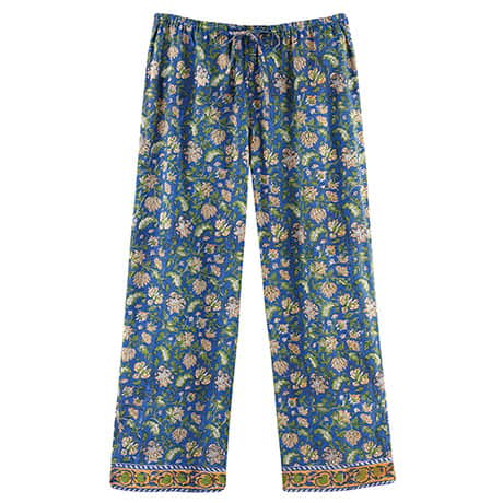 Idika Floral Print Cotton Pajamas