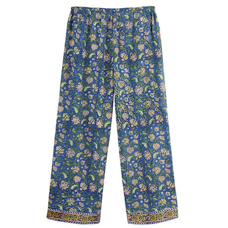 Idika Floral Print Cotton Pajamas
