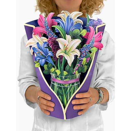 Pop Up Flower Bouquet Card