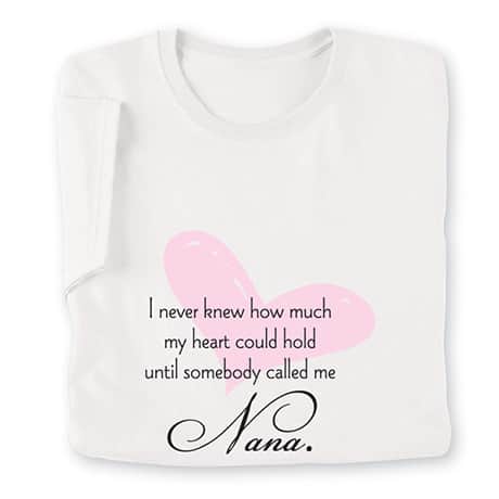 Personalized I Never Knew How Much My Heart Could Hold T-Shirt or Sweatshirt