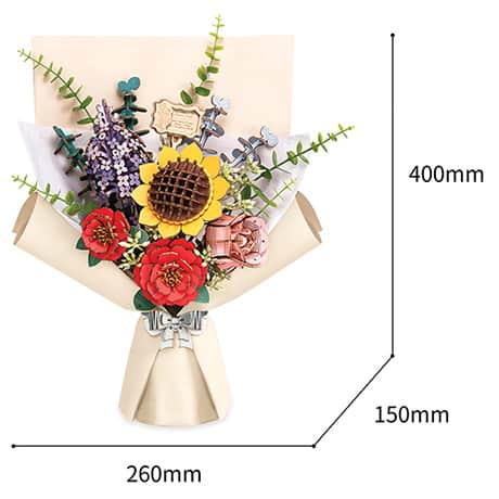 DIY Wooden Flower Bouquet