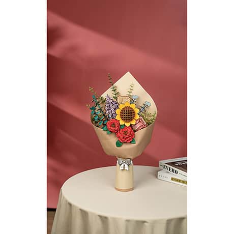 DIY Wooden Flower Bouquet
