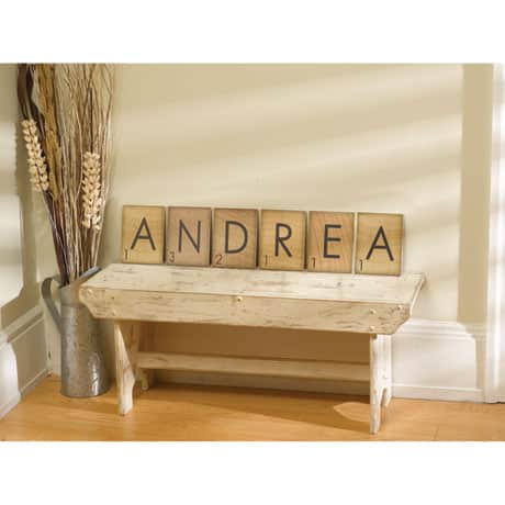 Personalized Game Piece Wall Art - 8 Letters