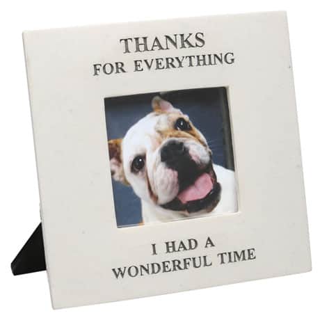 "Thanks For Everything" Memorial Frame - 3.5" x 3.5" Photos