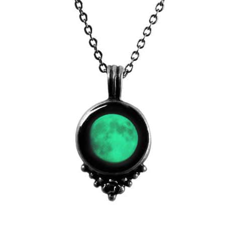 Custom Glow in Dark Moonglow Necklace