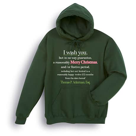 Personalized A Very Legal Christmas T-Shirt or Sweatshirt