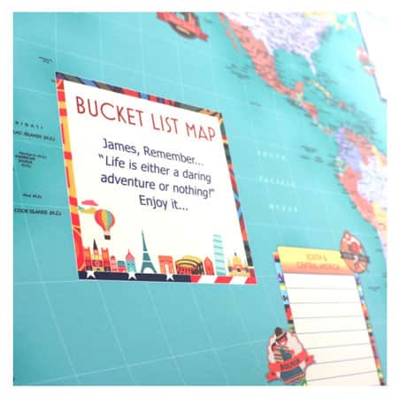 Personalized Bucket List Map