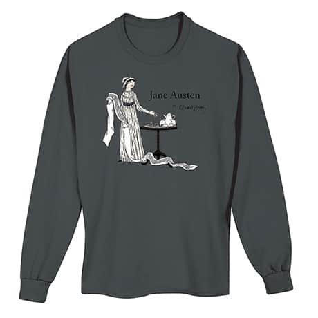Jane Austen by Edward Gorey Long-Sleeve T-Shirt