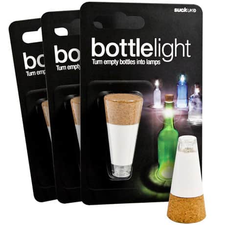 Set of 3 LED Bottle Lights