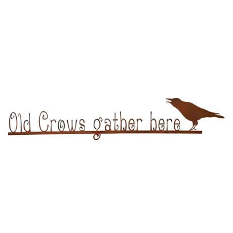 Old Crows Gather Here Wall Art