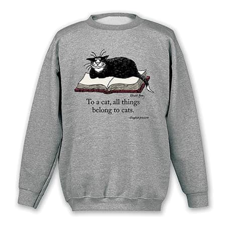 Edward Gorey - "To A Cat" Sweatshirt