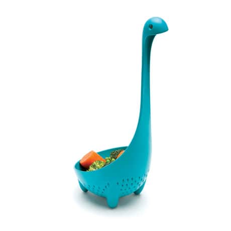 Pair of Nessie the Loch Ness Monster Ladles - Standard Ladle and Mama Colander