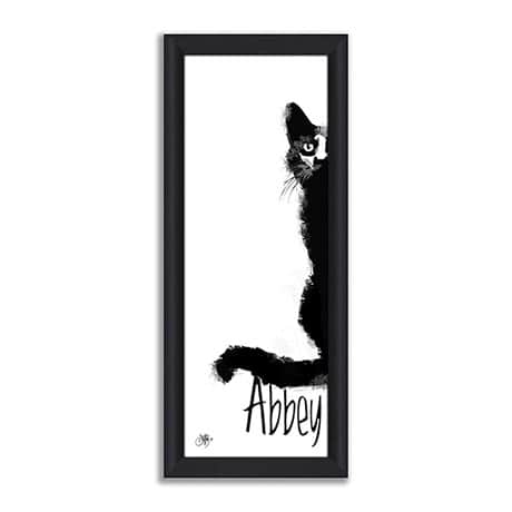 Personalized Cat Print - Framed
