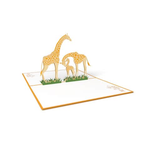 Giraffe Family Lovepop Greeting Card