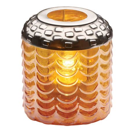 Vintage-Style Glass Votive Lanterns Set