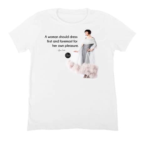 Miss Fisher's Mysteries - A Woman Should Dress for Her Own Pleasure Ladies T-Shirt
