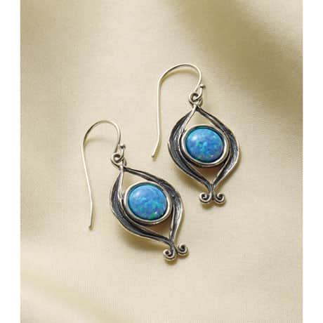 Opal Fire Earrings