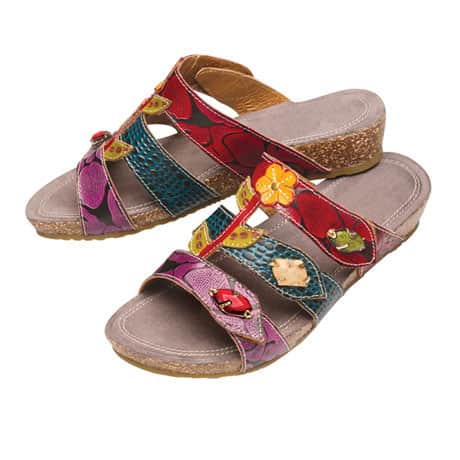 Hand-Painted Aghna Sandals