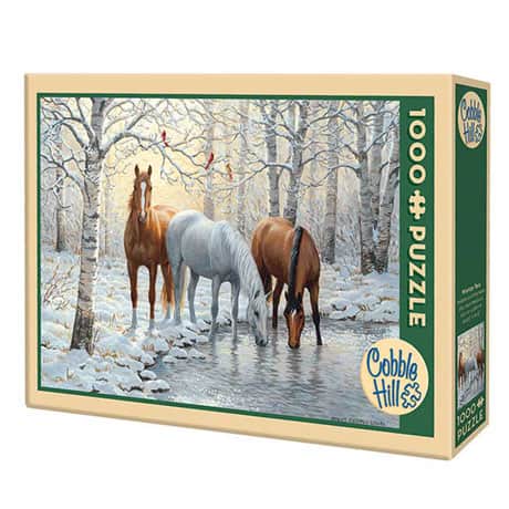 Winter Trio 1000 piece Puzzle by Outset Media Games