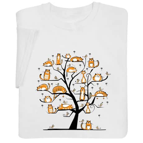 Cats Family Tree Shirts