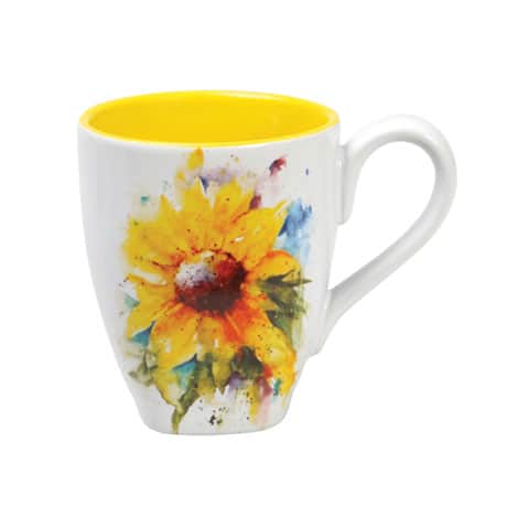 Watercolor Flower Mugs