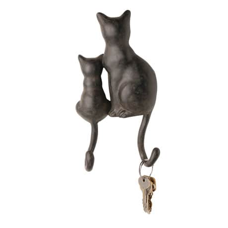 Cat and Kitten Dual Wall Hook