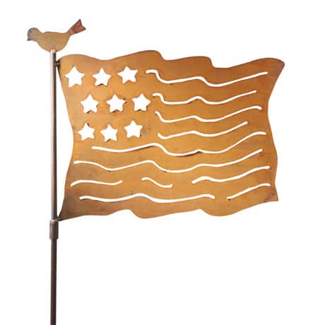 United States Flag Garden Stake