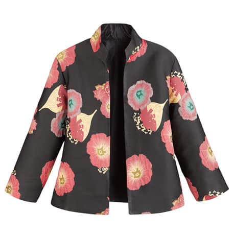 Simple Elegance Poppies Jacket