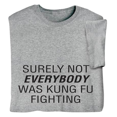 Kung Fu Fighting T-Shirt or Sweatshirt