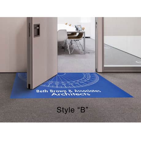 Personalized Protractor Doormat