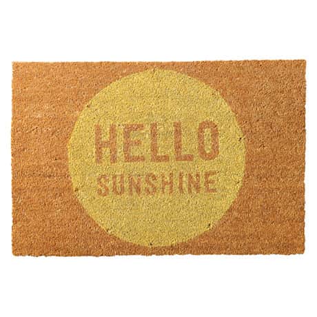 Hello Sunshine Light-Up Doormat