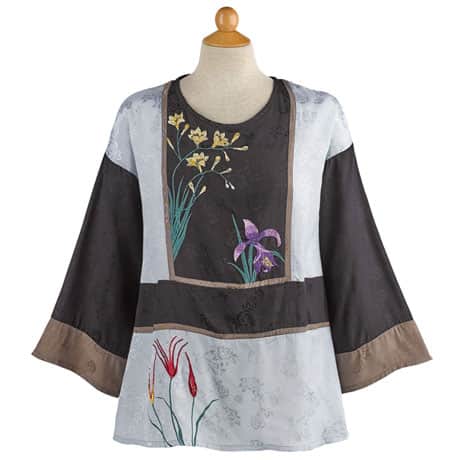 Flora Embroidered Top