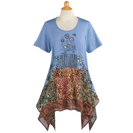Blooming Buttons Tunic