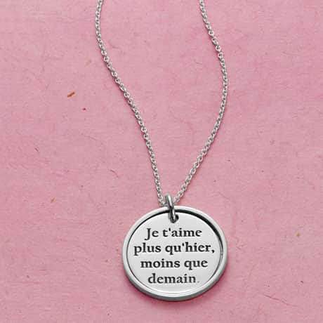 I Love You More Than Yesterday Necklace