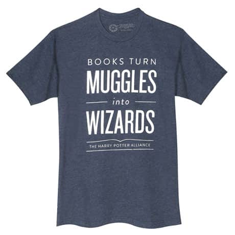 Books Turn Muggles into Wizards T-Shirt