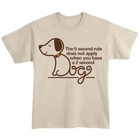 5 Second Rule Shirts