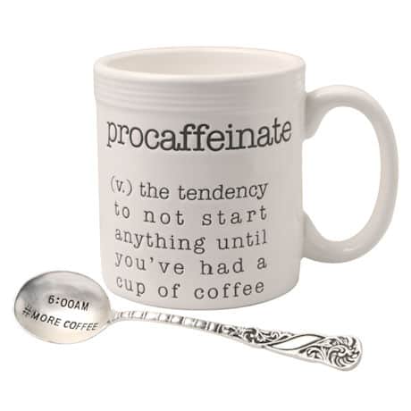 Procaffeinate Coffee Mug with Spoon