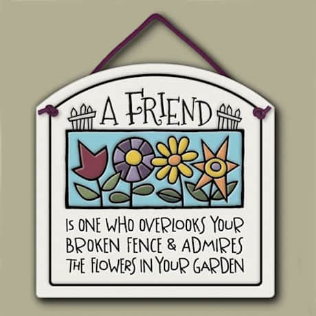 A Friend Plaque