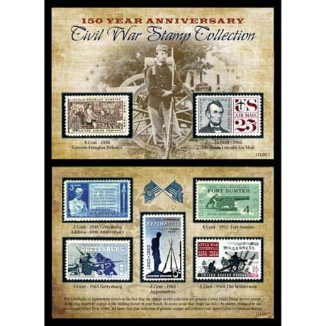 150Th Anniversary Civil War Commemorative Stamp Collection
