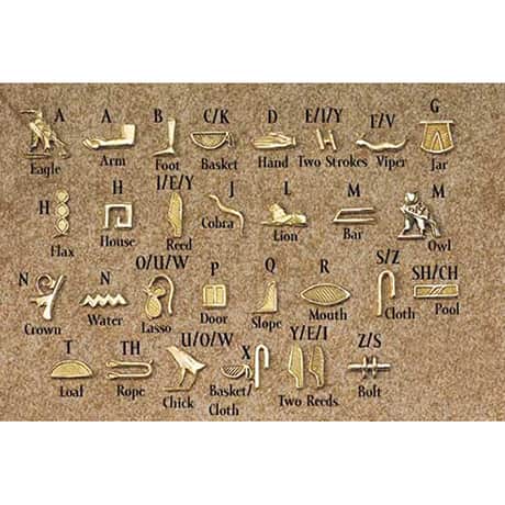 Personalized Egyptian Cartouche - 14K Gold Pendant