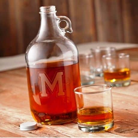 Personalized Whiskey Growler Decanter