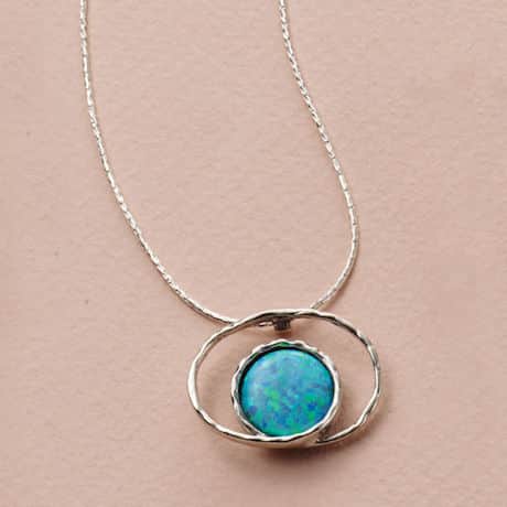 Opal in Orbit Necklace